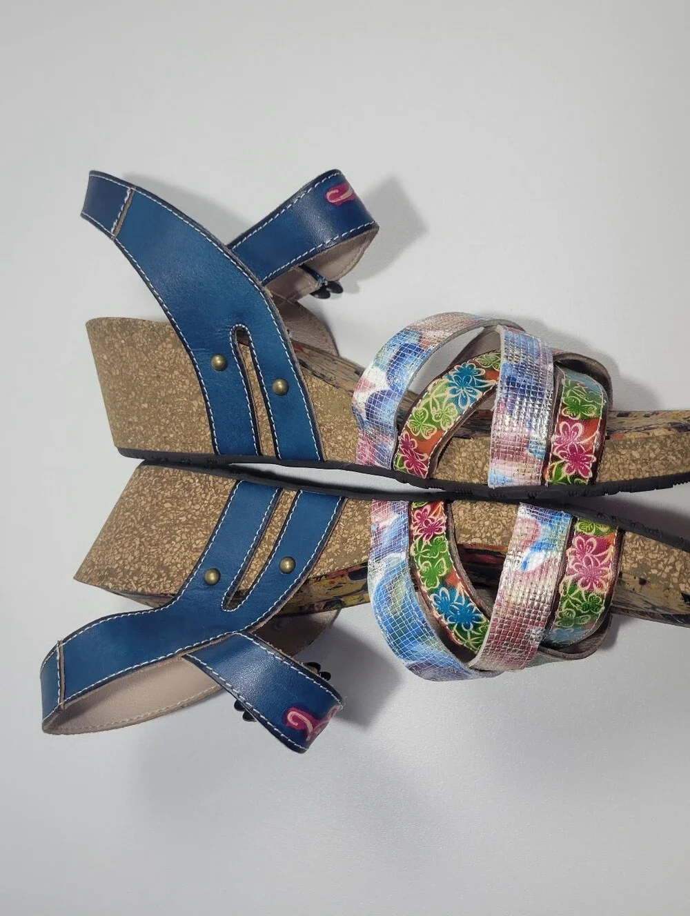 L'artiste Spring Step Wedge Sandals Size 10.5-11